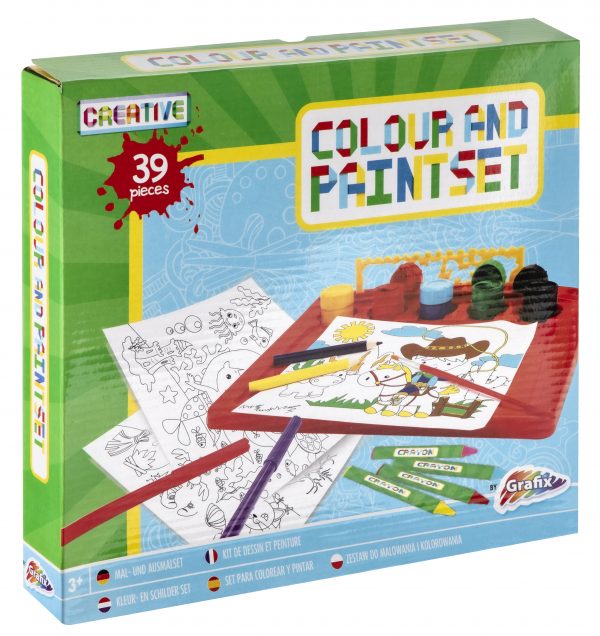 Colour & Paint Tray Set - 39pce - Image 2