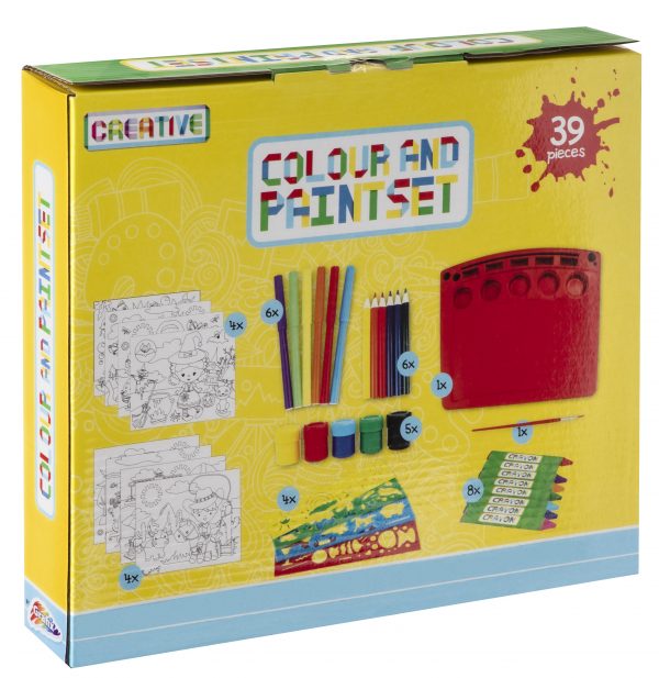 Colour & Paint Tray Set - 39pce - Image 3