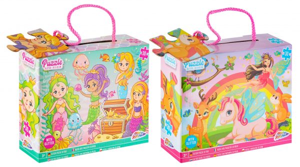 GRAFIX - Glitter Puzzles - 30pce